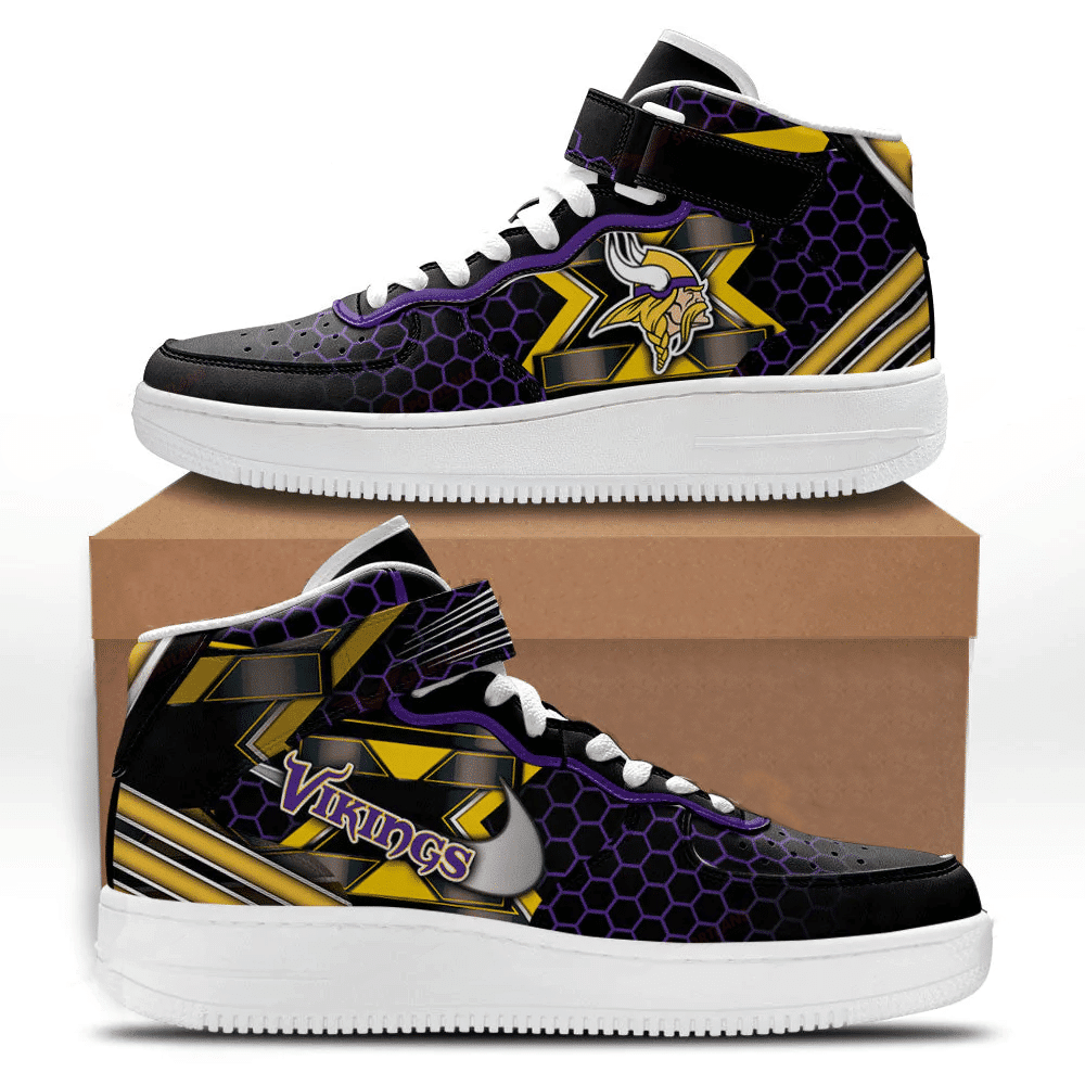 Minnesota Vikings High AF1 Sneakers BG38