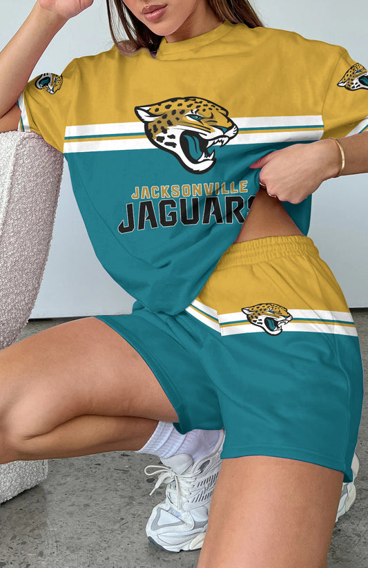 Jacksonville Jaguars Limited Edition Top And Shorts Two-Piece Suits (1)