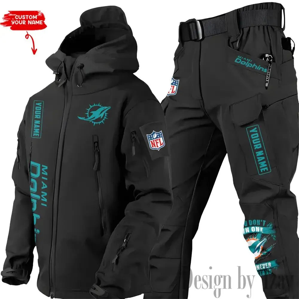 Miami Dolphins Outdoor Jacket and Pants 000114