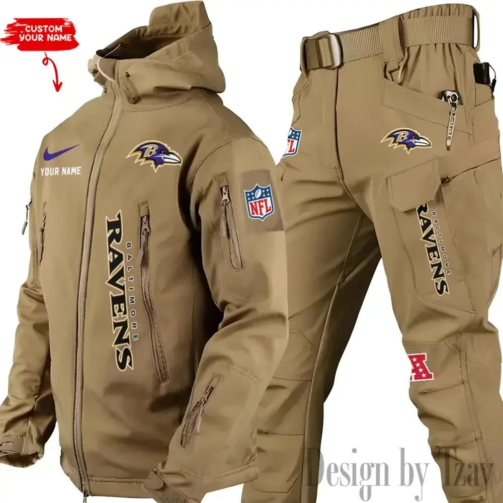 Baltimore Ravens Outdoor Jacket and Pants 000061
