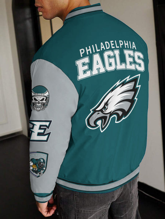 Philadelphia Eagles National Football League Varsity Jacket AZBTVJK000482