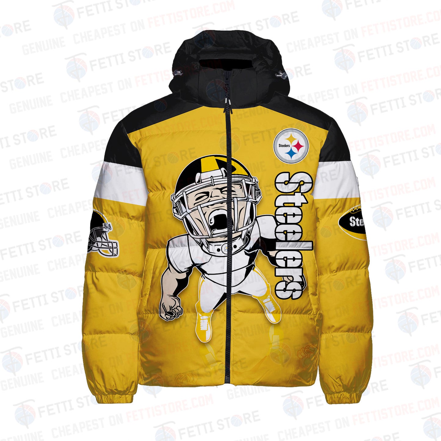 Pittsburgh Steelers CozyCloud Down Jacket AZBTDWJ000018