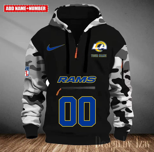 Los Angeles Rams Camouflage Hooded Sweatshirt HA19