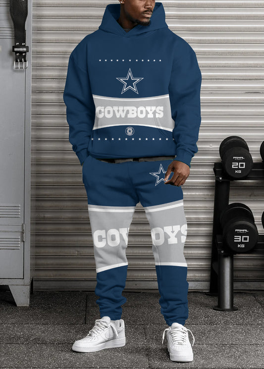 Dallas Cowboys Combo Pullover Hoodie And Sweatpants AZBTPHSP000237