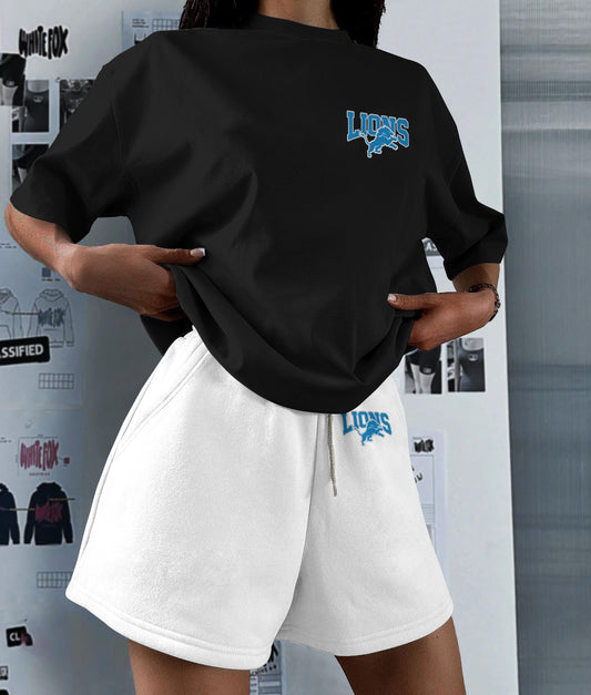 Detroit Lions  Limited Edition Top And Shorts Two-Piece Suits