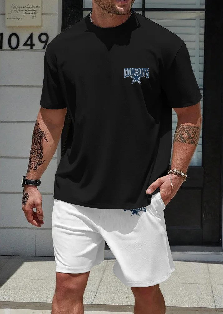 Dallas Cowboys T-shirt and Shorts AZBTTSAS000047