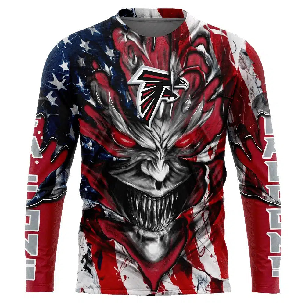 Atlanta Falcons All Over Printed T-shirt Sweatshirt Hoodie AZCHD569