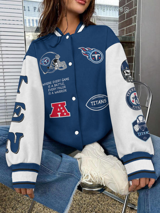 Tennessee Titans National Football League Varsity Jacket AZBTVJK000577