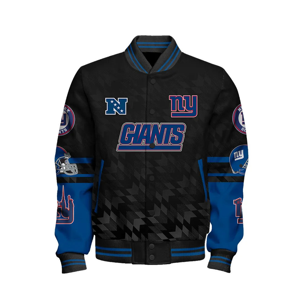 New York Giants National Football Conference Unisex Varsity Jacket AZDDVJK000019