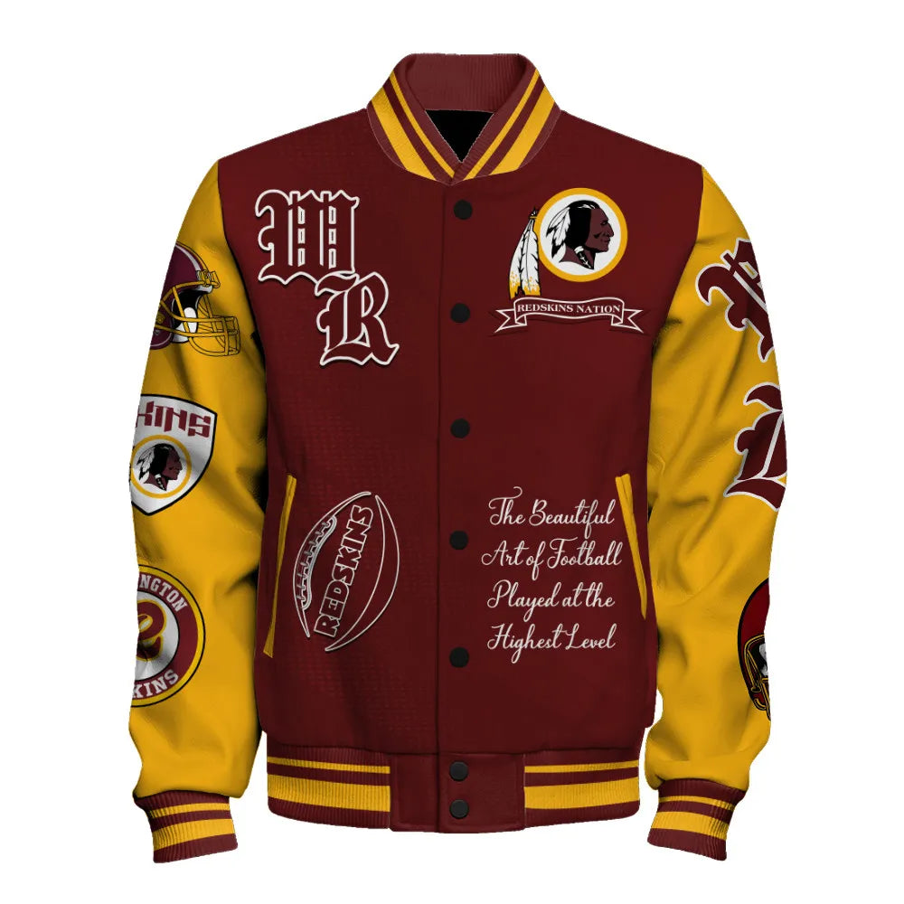 Washington Redskins National Football Conference Unisex Varsity Jacket AZDDVJK000035