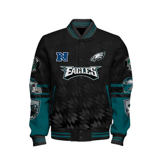 Philadelphia Eagles National Football Conference Unisex Varsity Jacket AZDDVJK000022