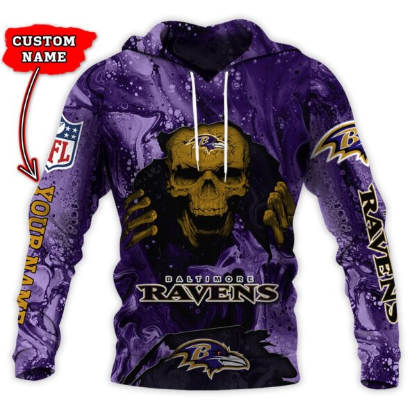 Baltimore Ravens Personalized Hoodie and Joggers AZCHD977