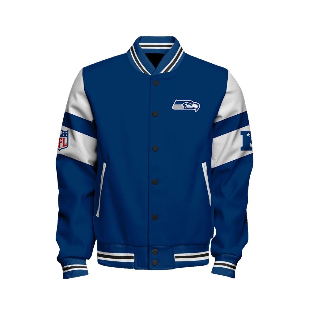 Seattle Seahawks National Football Conference Unisex Varsity Jacket AZDDVJK000027