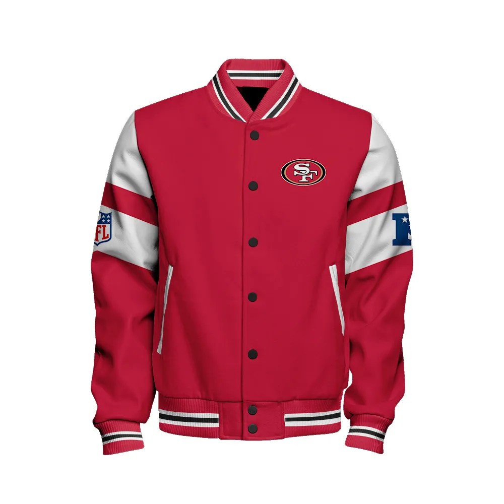 San Francisco 49ers National Football Conference Unisex Varsity Jacket AZDDVJK000024