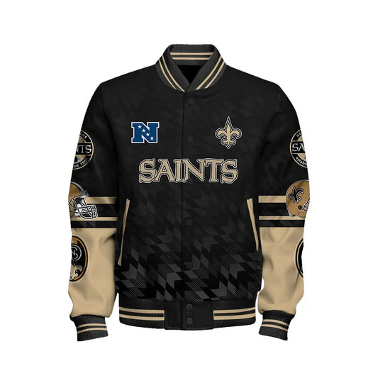 New Orleans Saints National Football Conference Unisex Varsity Jacket AZDDVJK000017