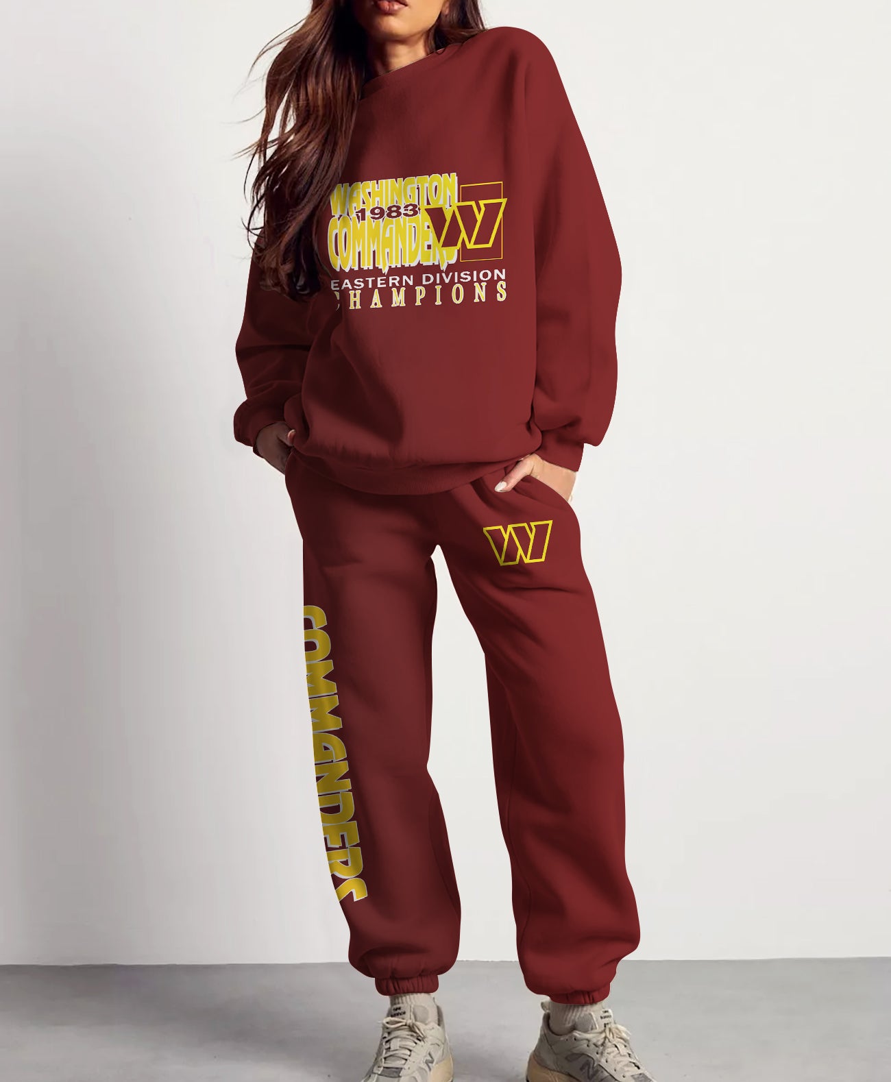 Washington Commanders Combo 3D Sweatsuit and Sweatpants Unisex CBSP53