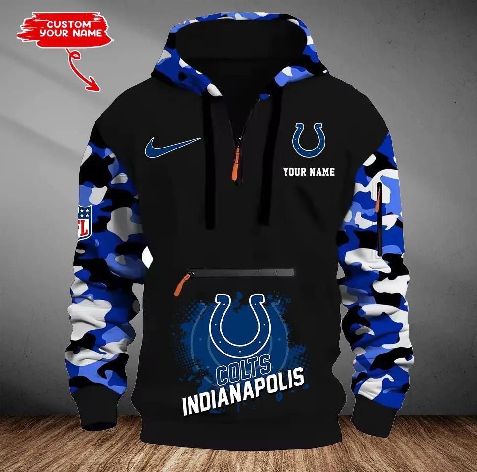 Indianapolis Colts Camouflage Hooded Sweatshirt HA45
