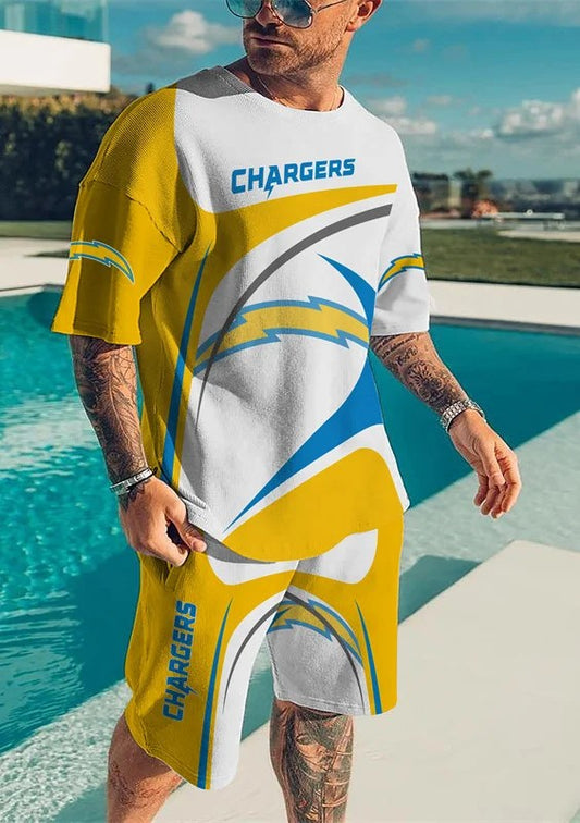 Los Angeles Chargers T-shirt and shorts AZTS043