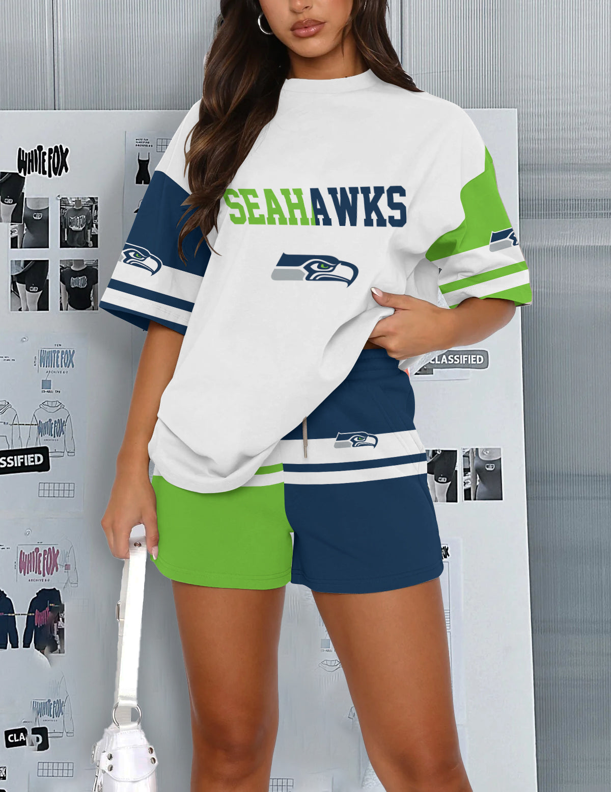 Seattle Seahawks  Limited Edition Top And Shorts Two-Piece Suits