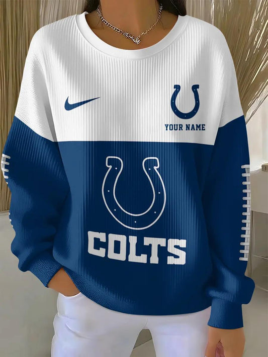 Indianapolis Colts Women’s Knit Sweatshirt EM82