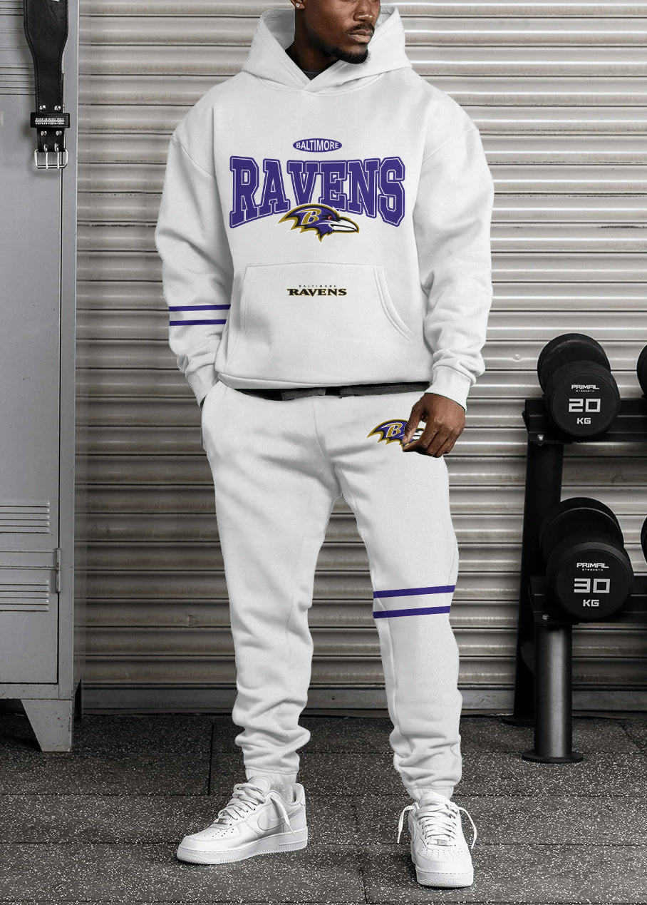 Baltimore Ravens Combo Pullover Hoodie And Sweatpants AZBTPHSP000224
