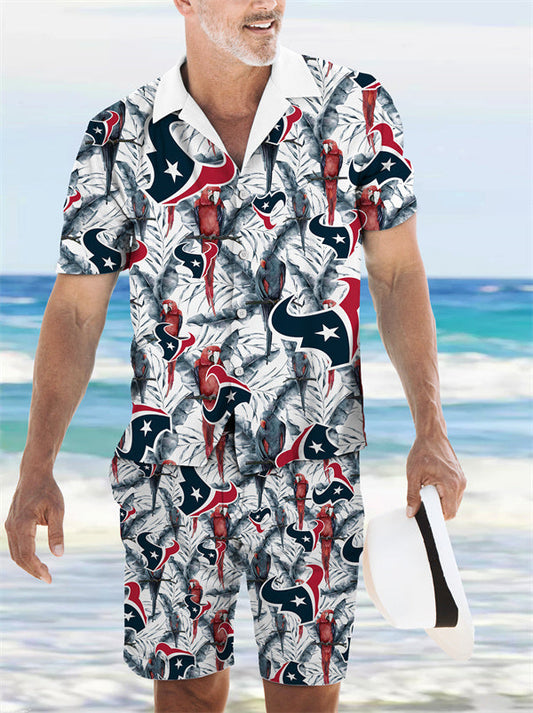 Houston Texans Combo Hawaiian Shirt and Shorts AZBTHWSS000179