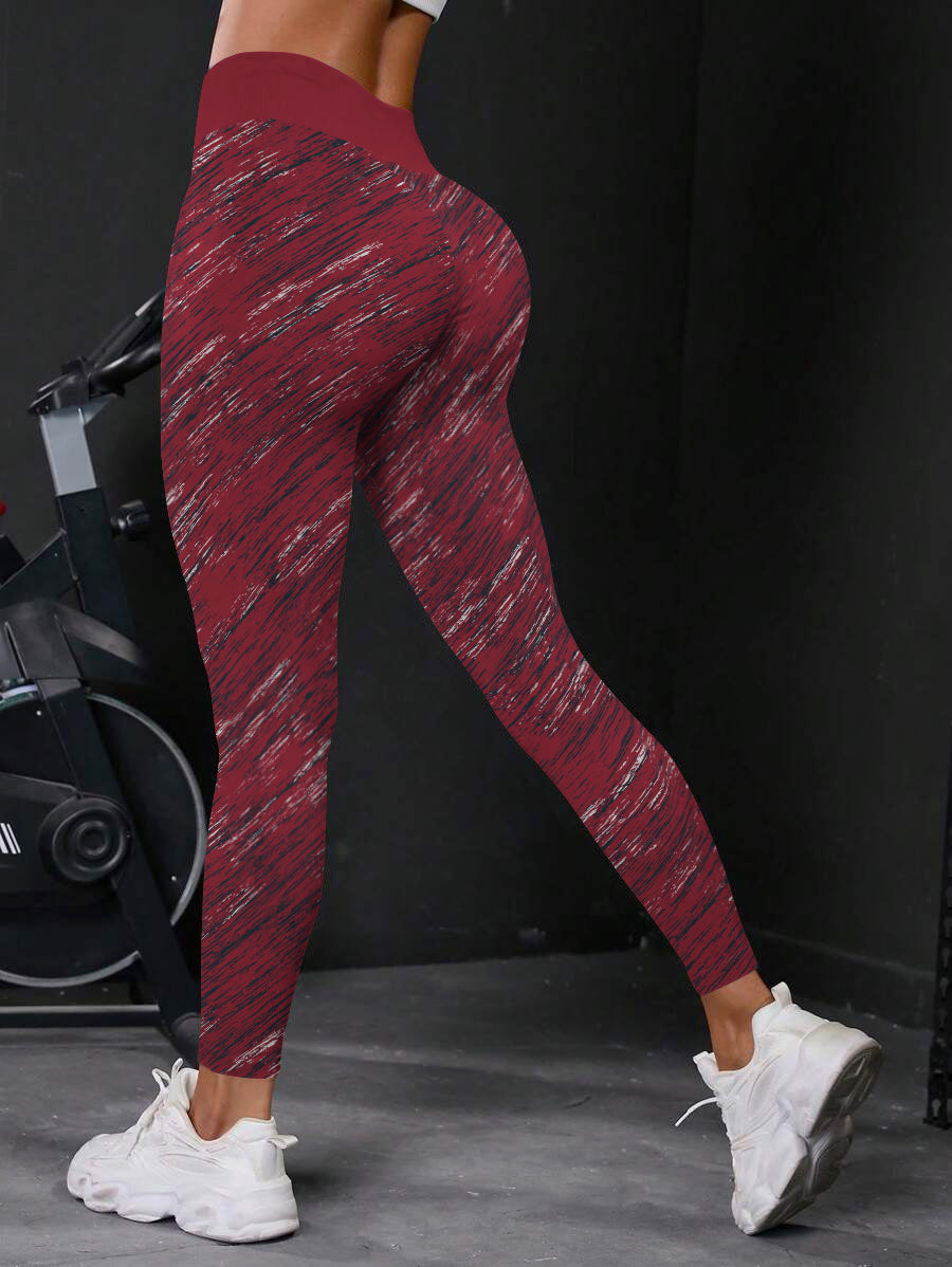 Houston Texans High Waist Push Up Printed Leggings (1)