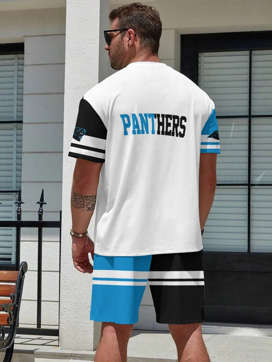 Carolina Panthers T-shirt and Shorts AZBTTSAS000053