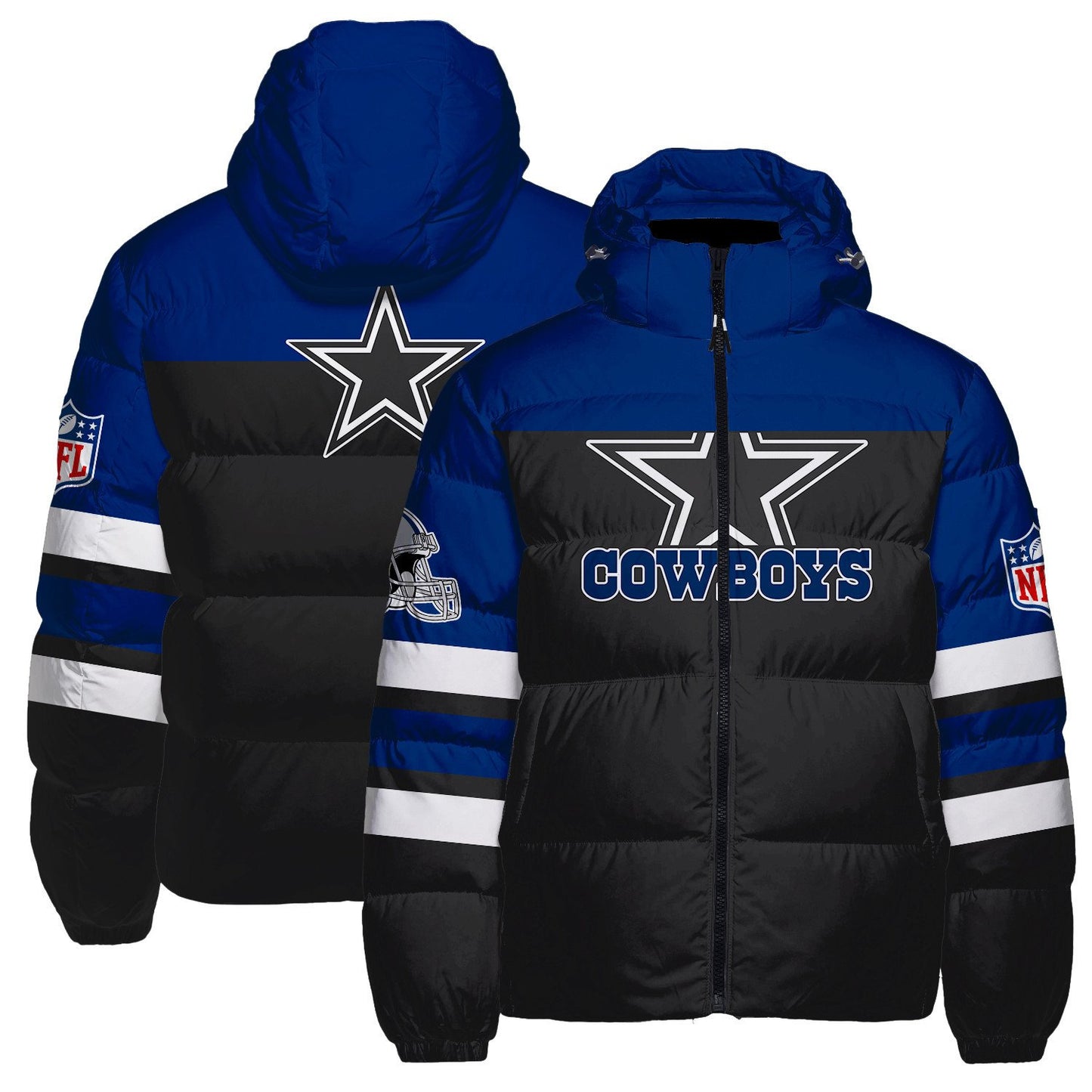 Dallas Cowboys CozyCloud Down Jacket AZBTDWJ000020