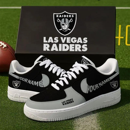 Las Vegas Raiders New Personalized AF1-1 Sneakers 2025 AZBTAF1N000017