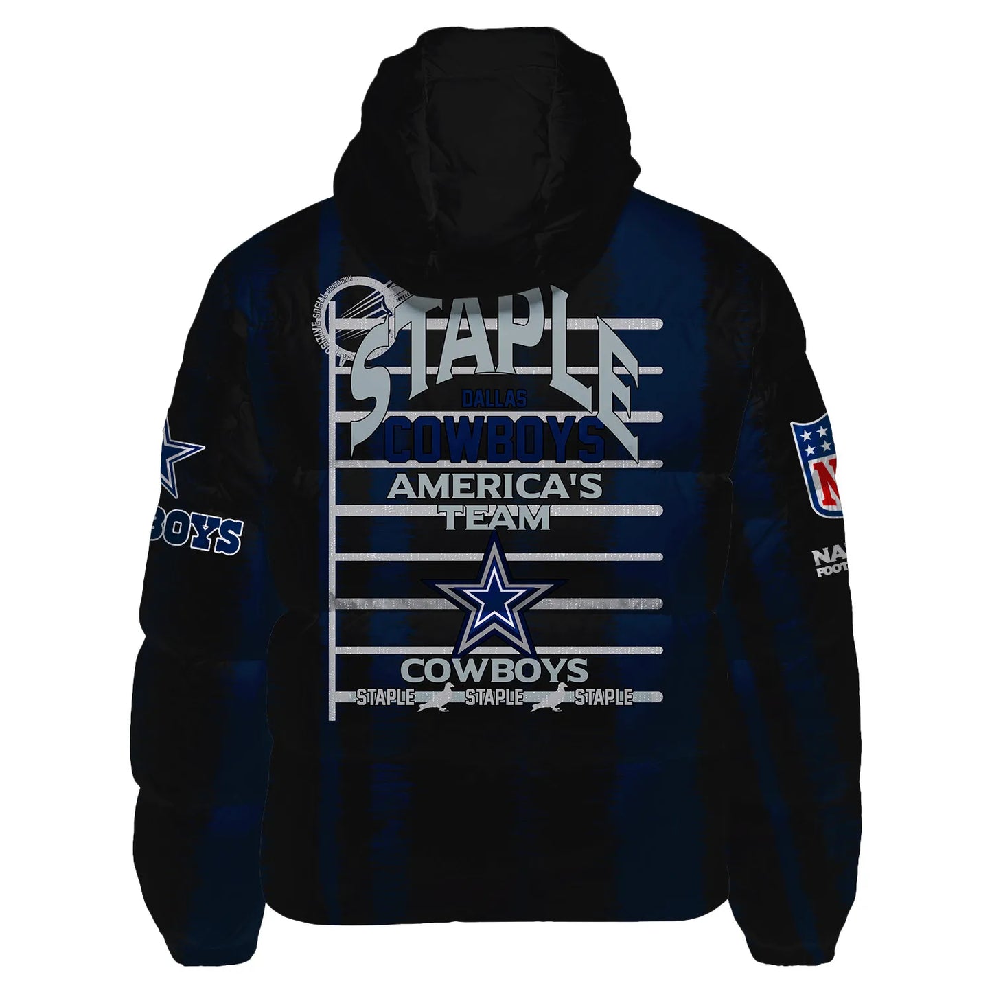 Dallas Cowboys CozyCloud Down Jacket AZBTDWJ000166