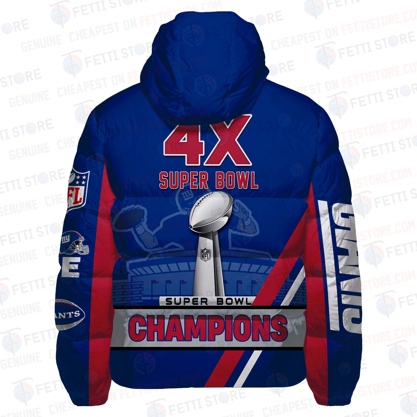 New York Giants  CozyCloud Down Jacket AZBTDWJ000125