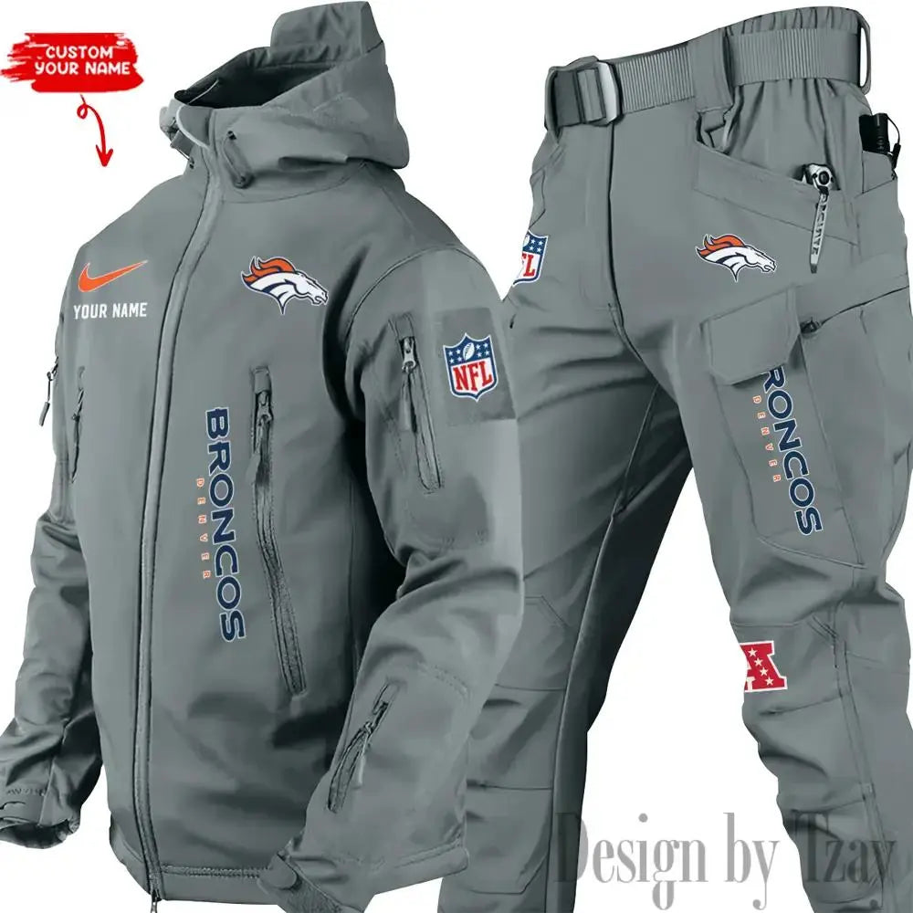 Denver Broncos Outdoor Jacket and Pants 000068