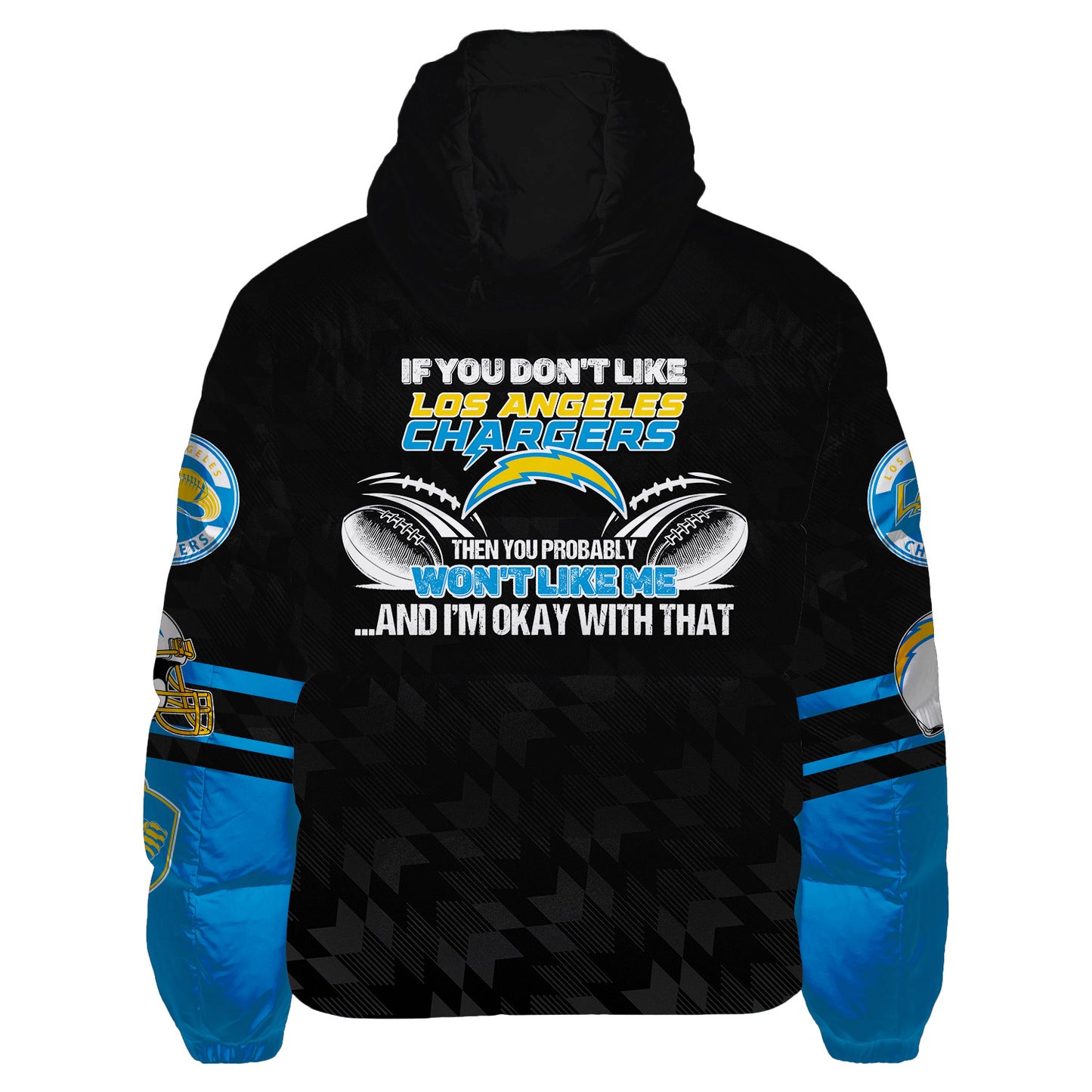 Los Angeles Chargers CozyCloud Down Jacket AZBTDWJ000439
