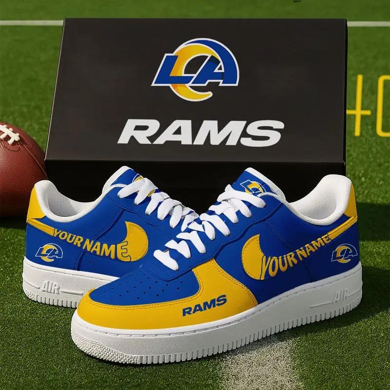 Los Angeles Rams New Personalized AF1-1 Sneakers 2025 AZBTAF1N000019