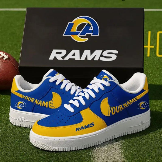 Los Angeles Rams New Personalized AF1-1 Sneakers 2025 AZBTAF1N000019
