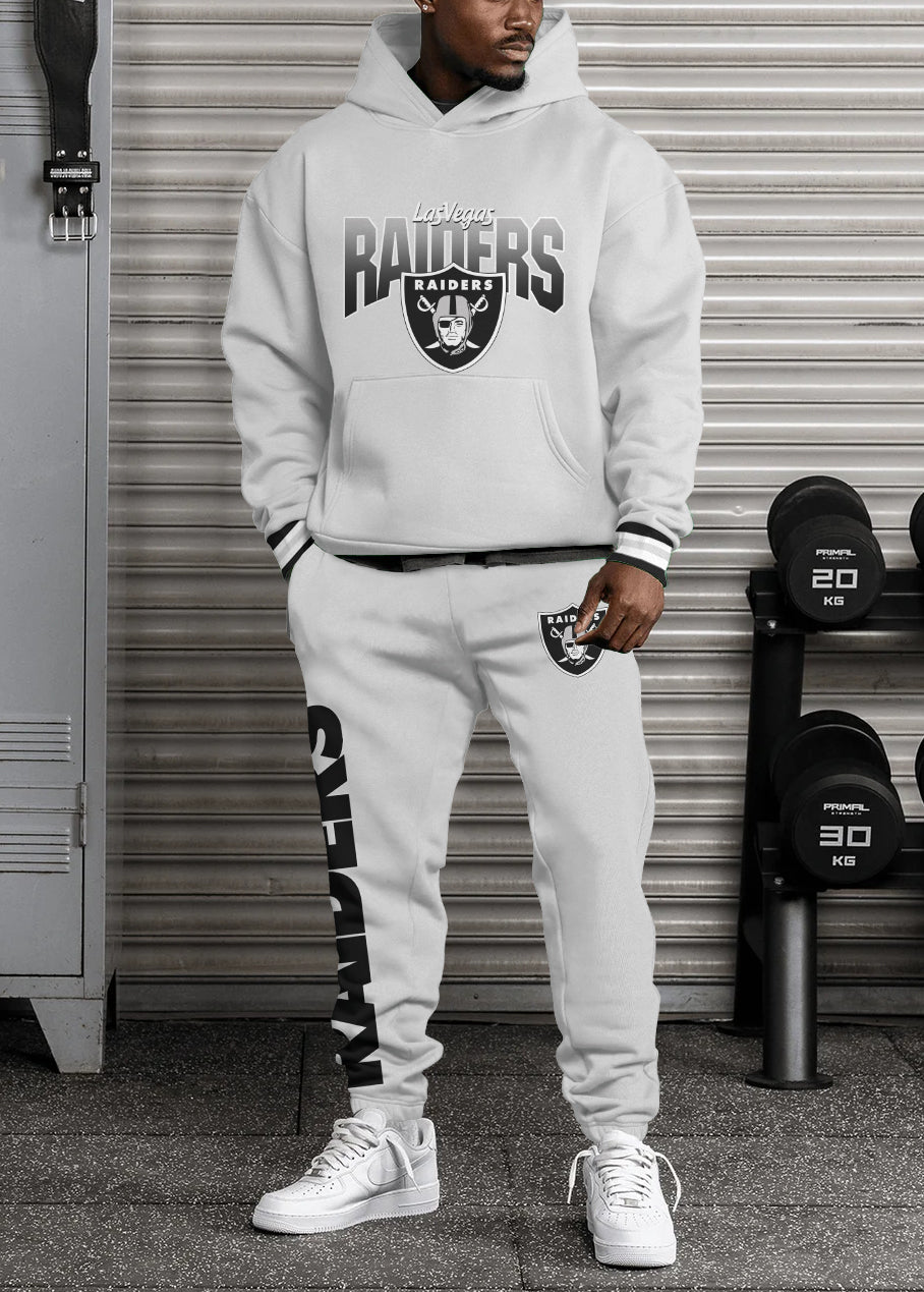 Las Vegas Raiders Combo Pullover Hoodie And Sweatpants AZBTPHSP000461