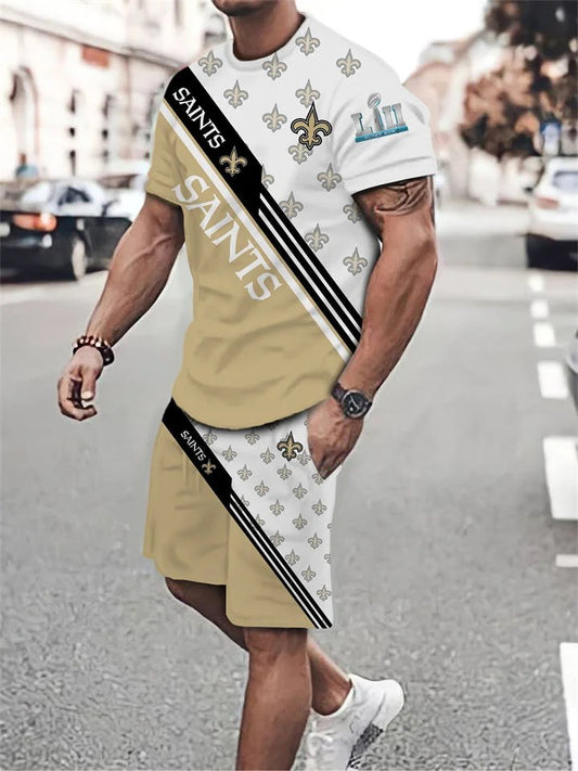 New Orleans Saints T-shirt and Shorts AZTS094