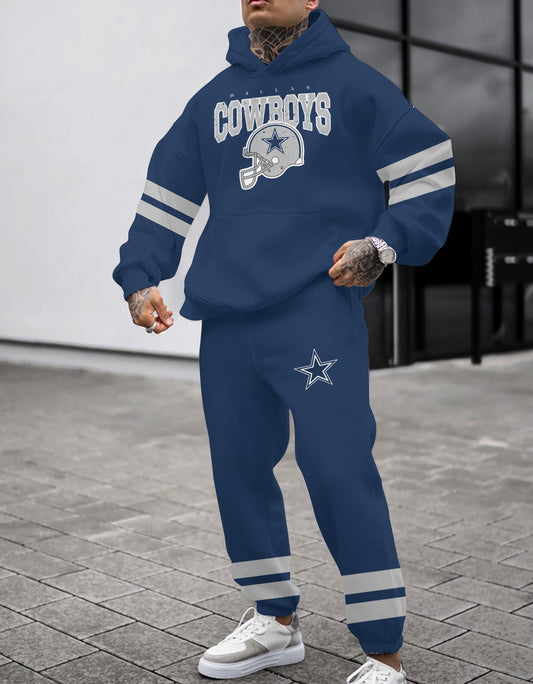 Dallas Cowboys Combo Pullover Hoodie And Sweatpants AZBTPHSP000234