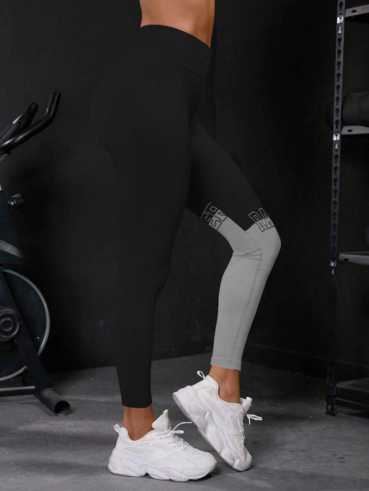 Las Vegas Raiders High Waist Push Up Printed Leggings (3)