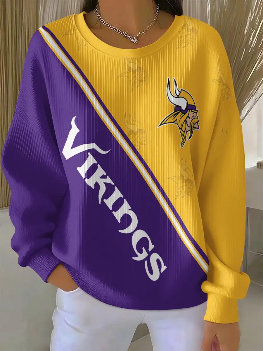 Minnesota Vikings Women’s Knit Sweatshirt EM120