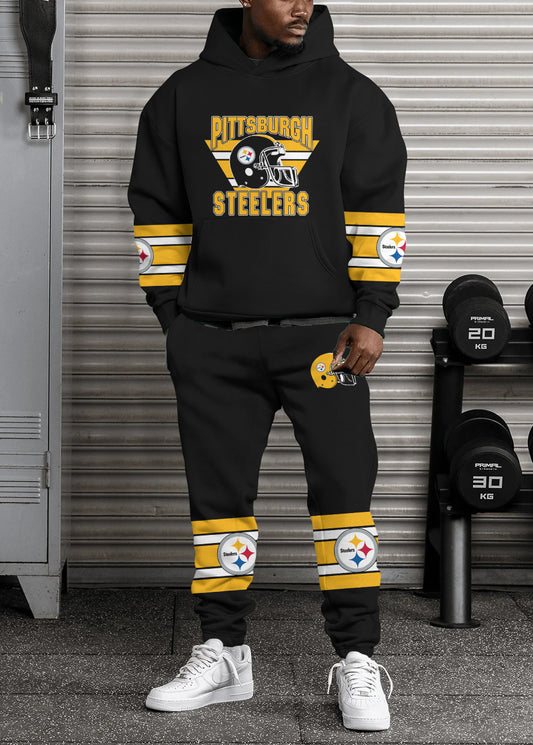 Pittsburgh Steelers Combo Pullover Hoodie And Sweatpants AZBTPHSP000026