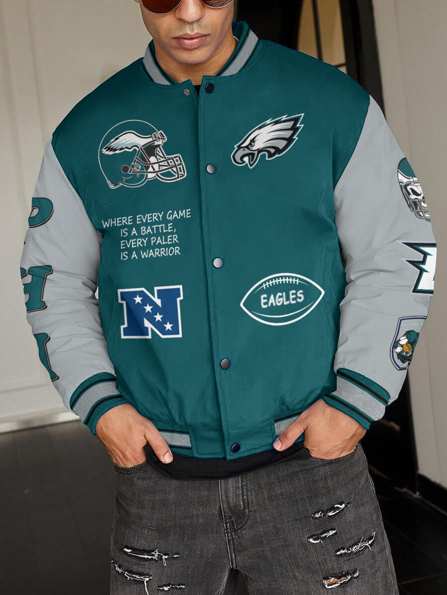 Philadelphia Eagles National Football League Varsity Jacket AZBTVJK000482