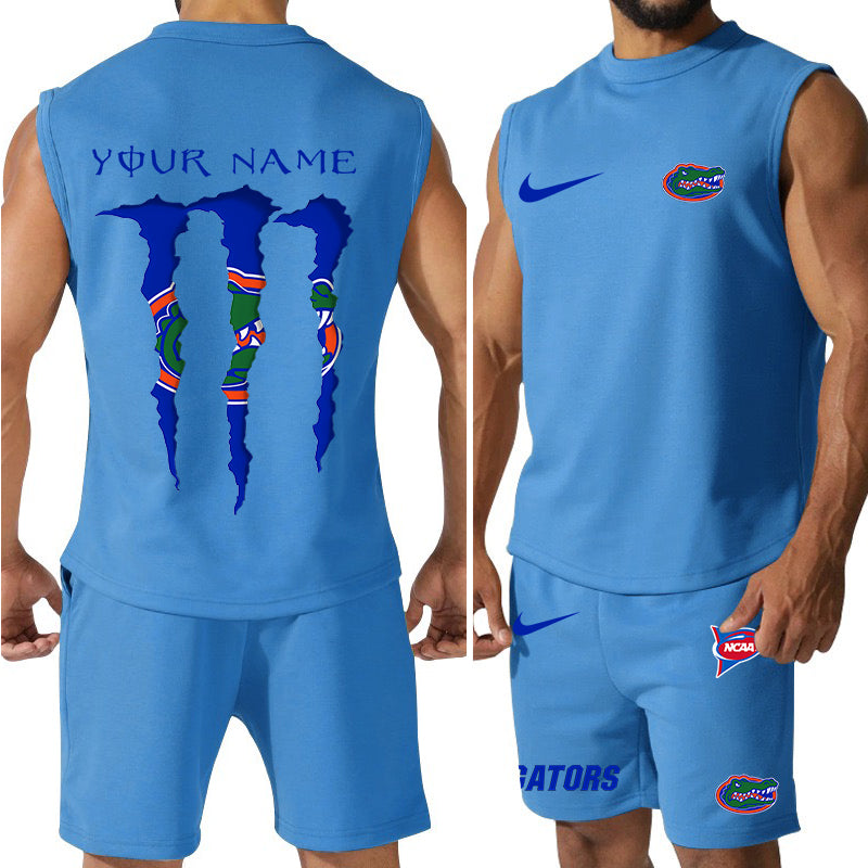 Florida Gators Colorful Combo Men Jersey Tank Top and Shorts AZBTCMJTTS000047