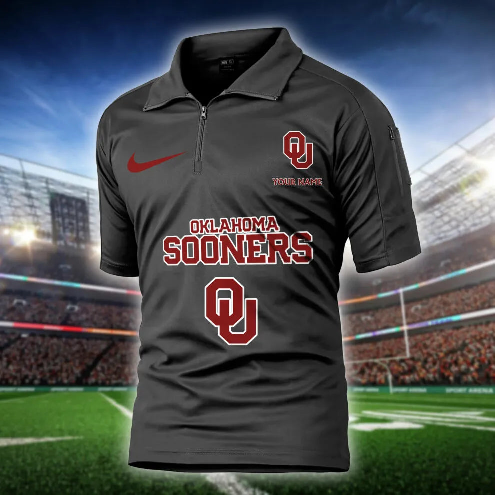 Oklahoma Sooners  Army Polo Shirt AZBTAPS000016
