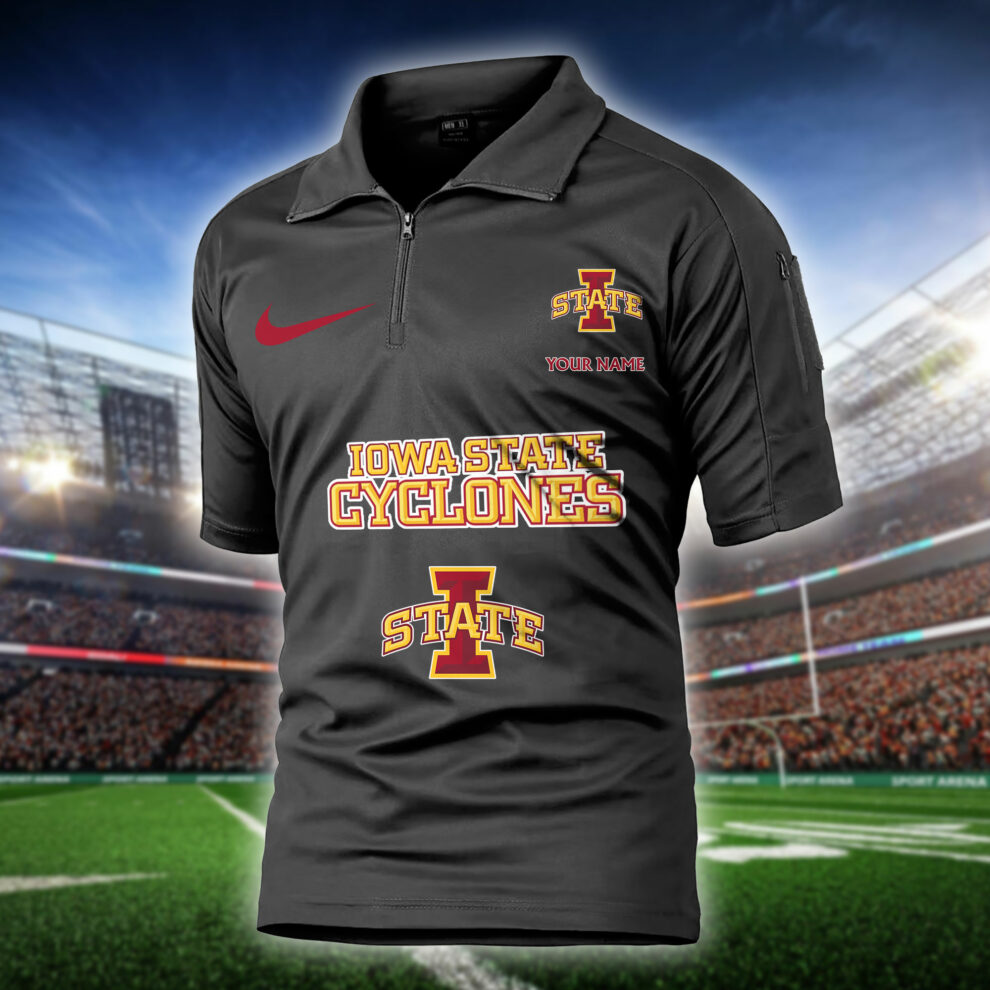 Iowa State Cyclones Army Polo Shirt AZBTAPS000017