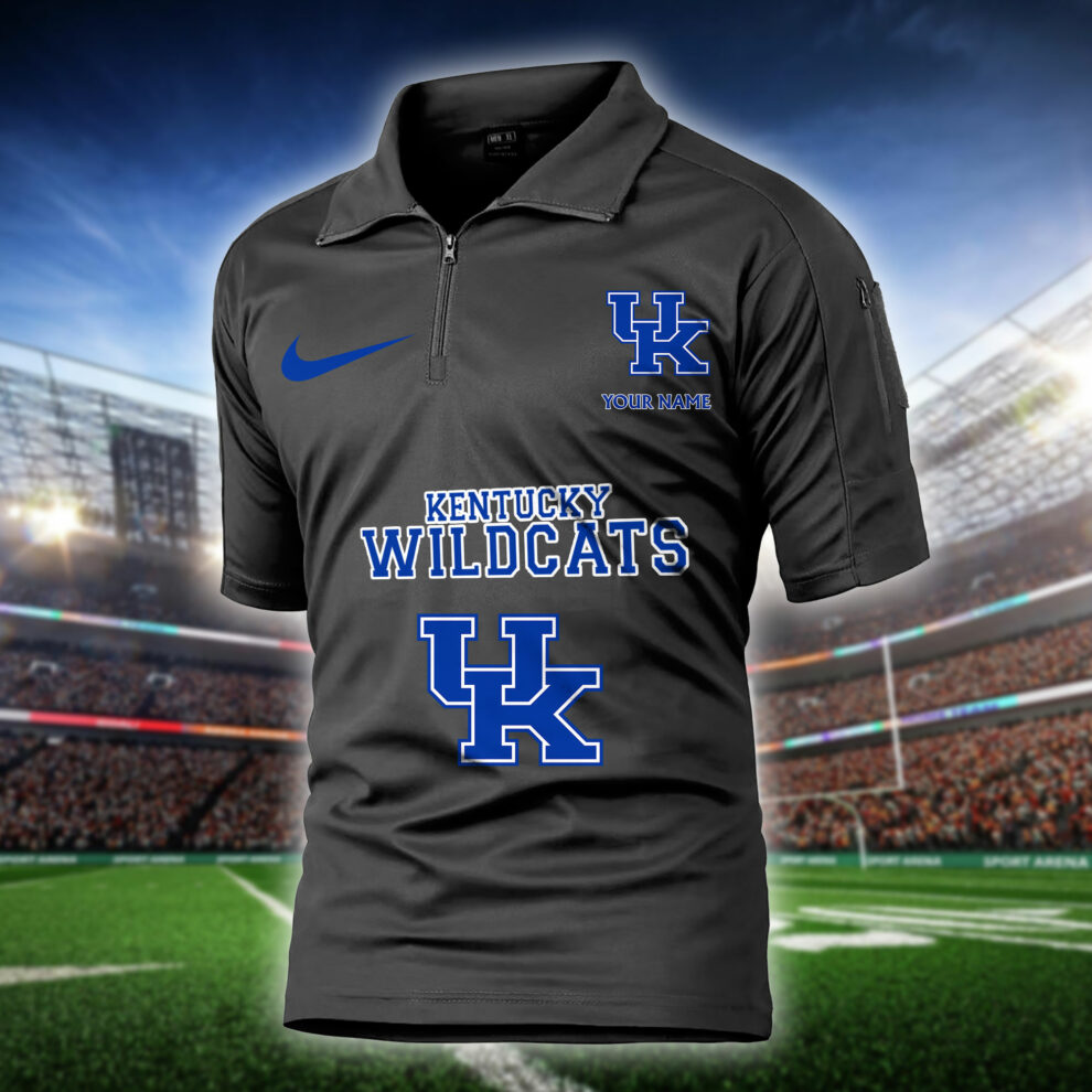Kentucky Wildcats  Army Polo Shirt AZBTAPS000018