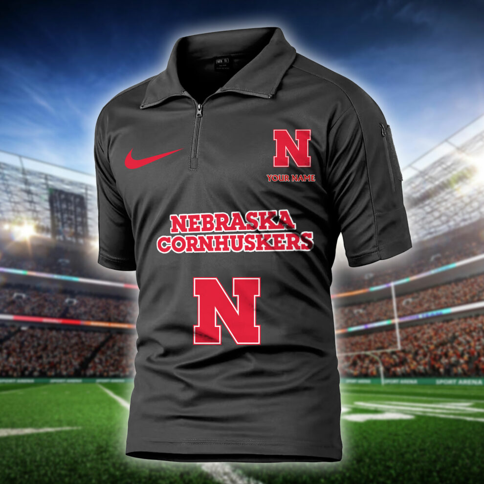 Nebraska Cornhuskers  Army Polo Shirt AZBTAPS000062