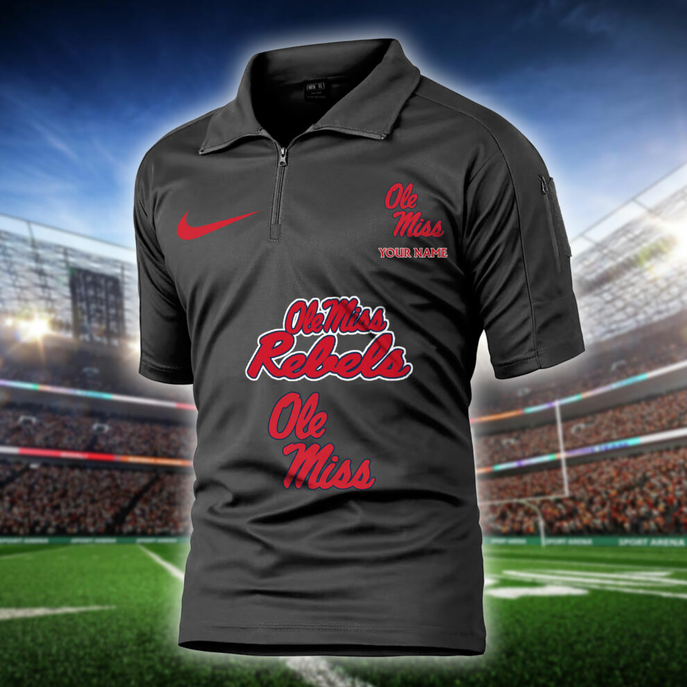 Ole Miss Rebels Army Polo Shirt AZBTAPS000005