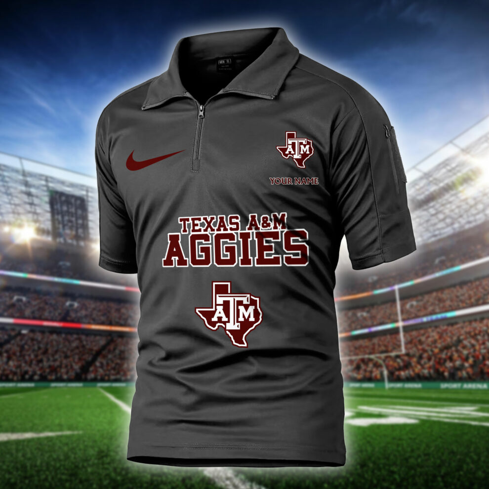 Texas A&M Aggies Army Polo Shirt AZBTAPS000011